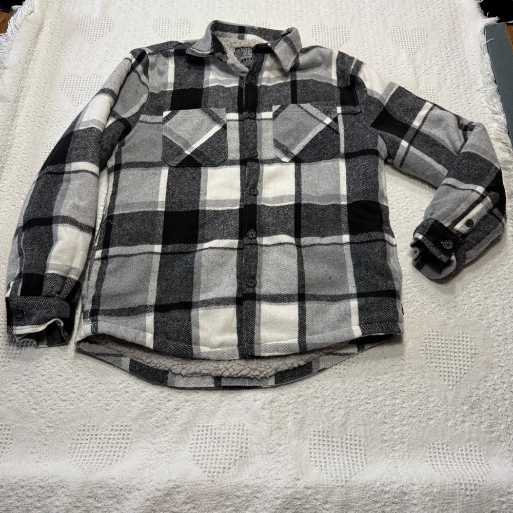 Brooklyn Cloth Heavy Sherpa Lined Flannel (M)
